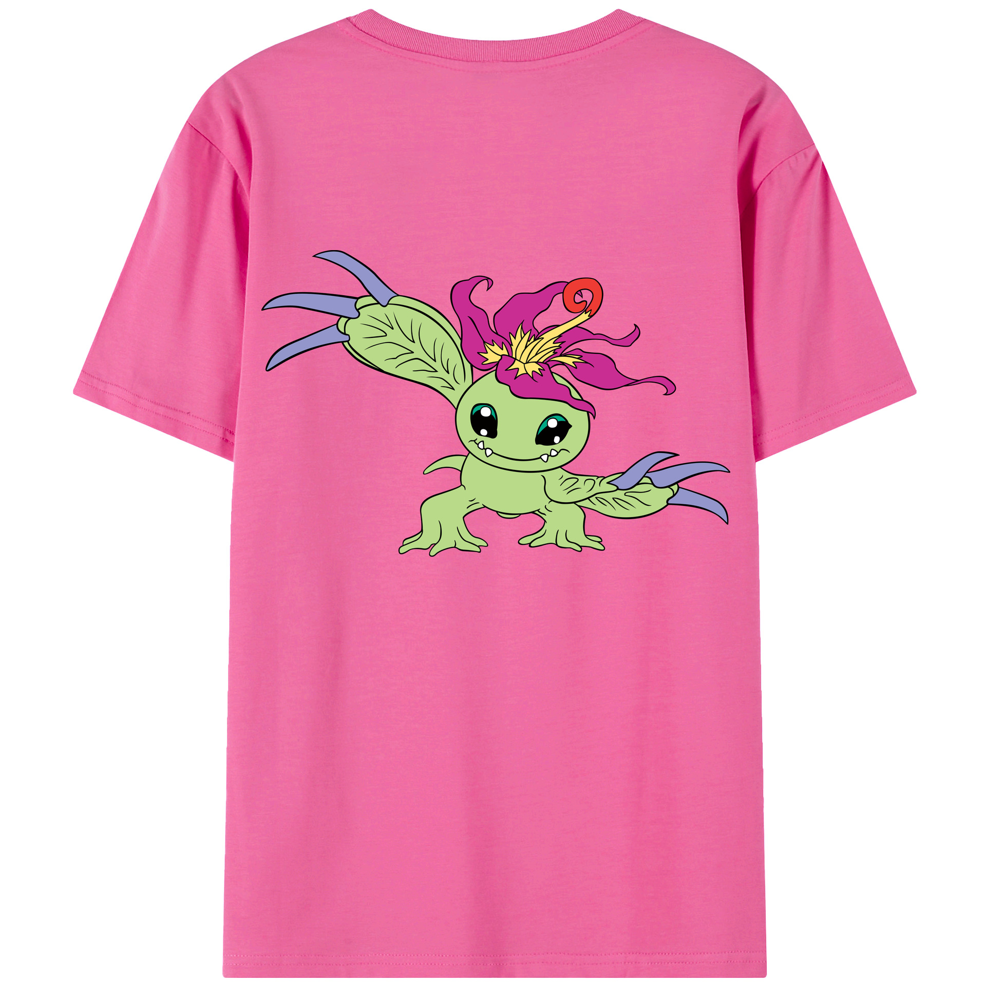 （画像用） Digimon デジタルモンスター/デジモン レディース半袖Tシャツ(バックプリント)